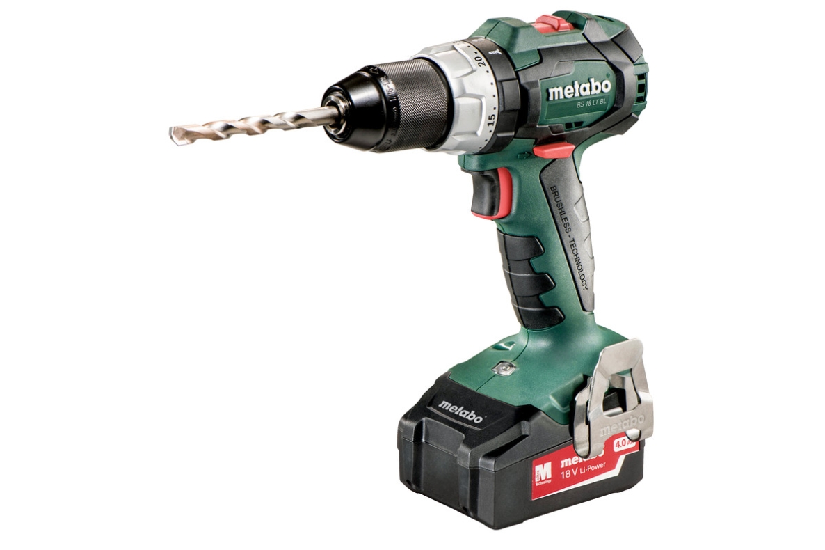 Perceuse-visseuse sans fil Metabo 602325500 BS 18 LT BL 18 V 4,0 Ah Li-Ion