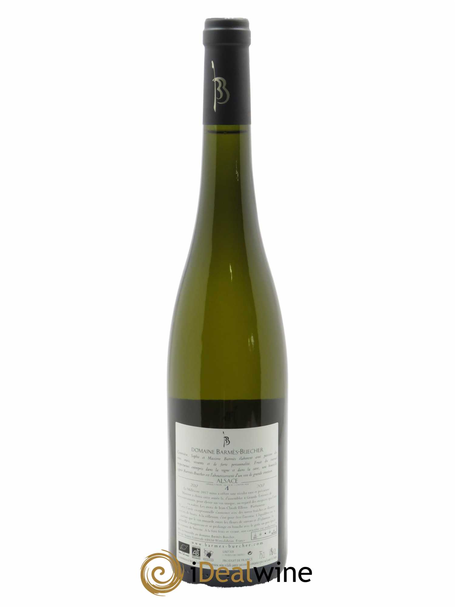 Alsace 4 Barmes-Buecher  2017 - Lot de 1 Bouteille