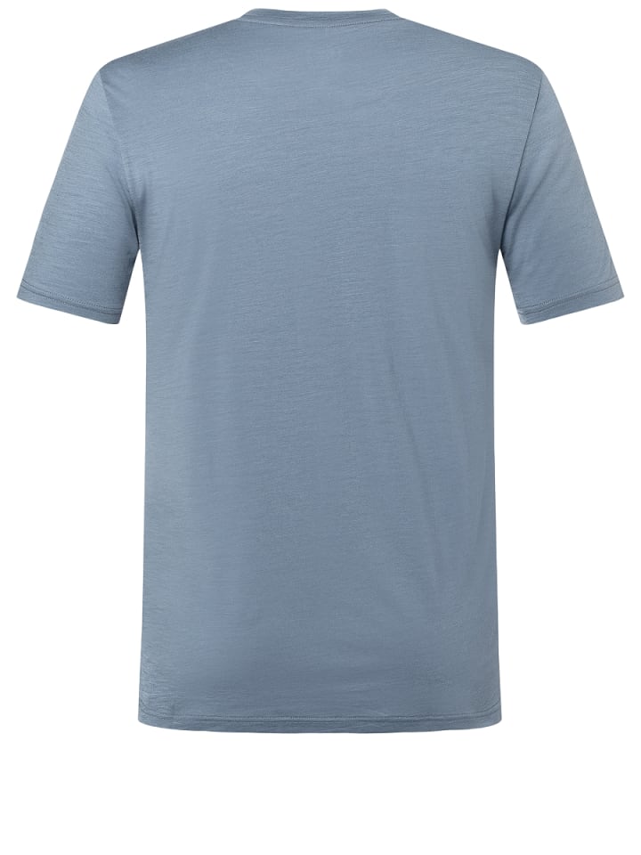 super.natural Merino T-Shirt M BETTER BIKE TEE in Grau-Blau günstig kaufen