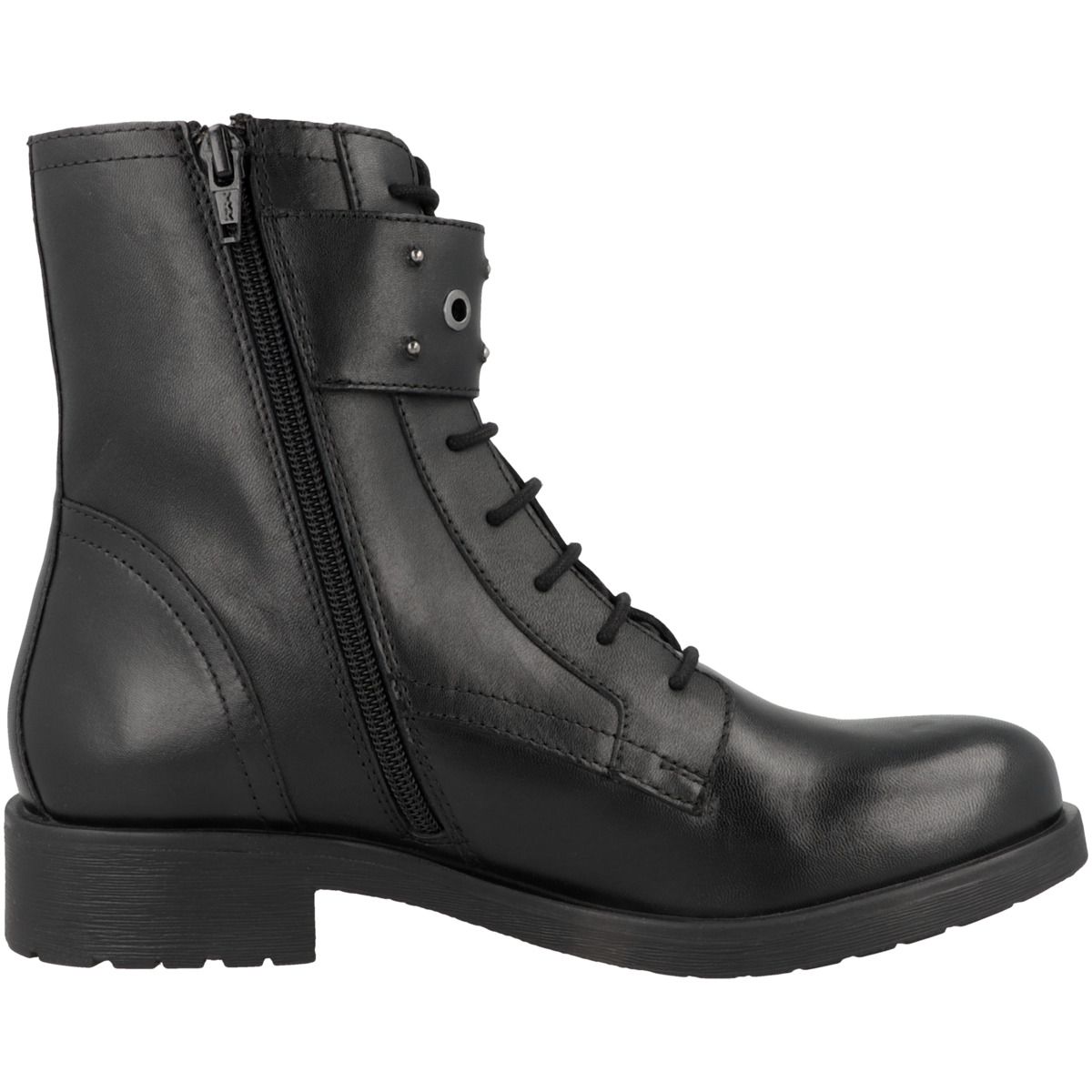 Geox D Rawelle J Schnürboots schwarz