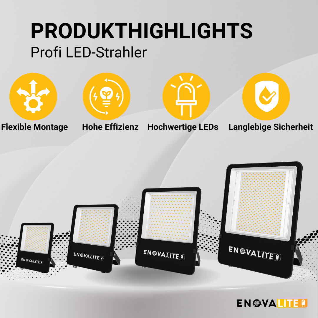 ENOVALITE LED-Fluter, 150 W, 4000 K