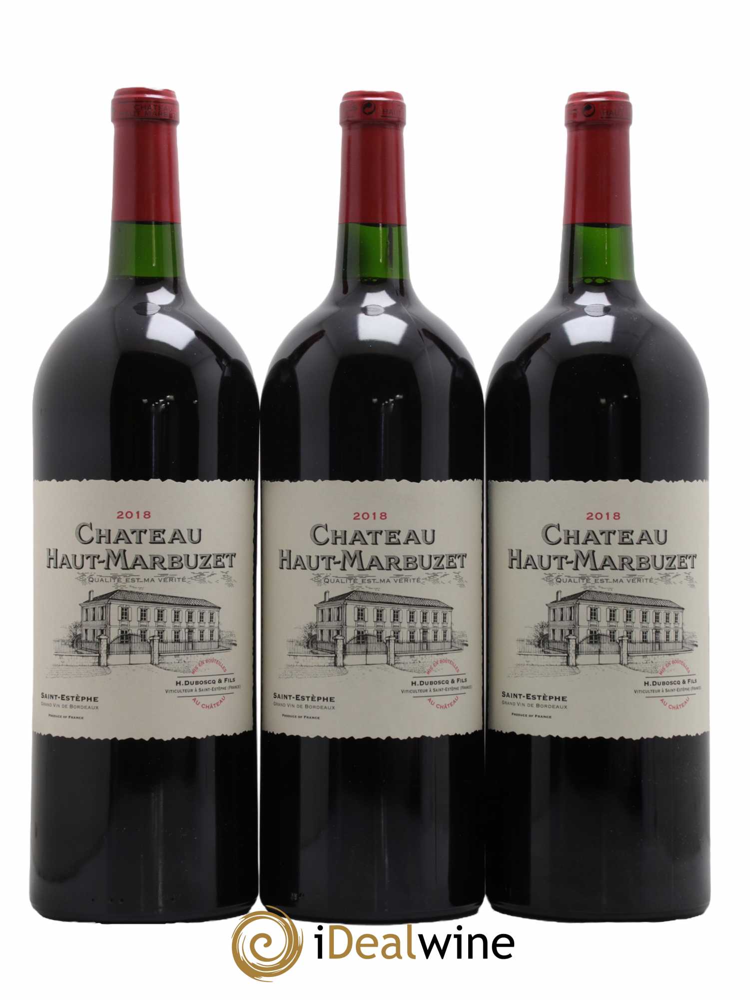 Château Haut Marbuzet  2018 - Lot de 6 Magnums