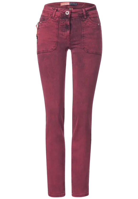 CECIL Farbige Slim Fit Jeans