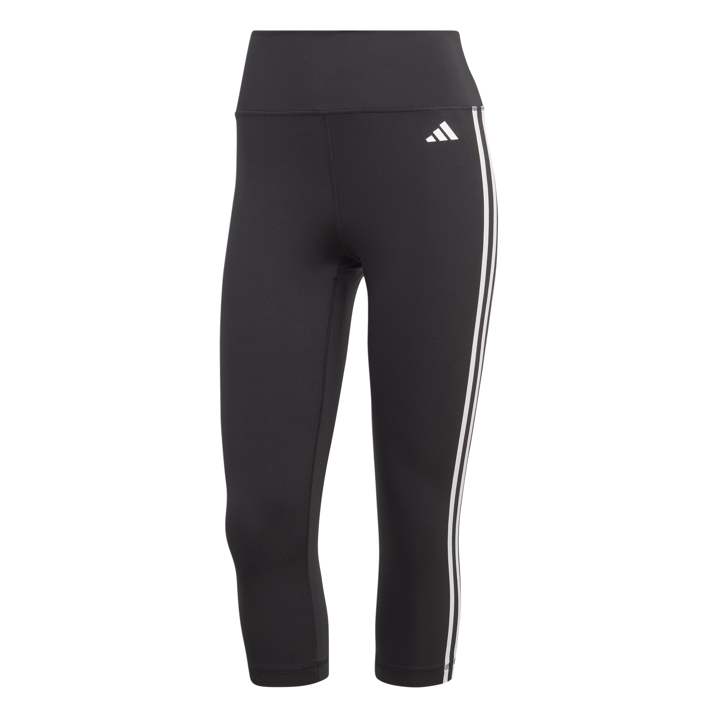 Essentials Train 3-Stripes High-Waisted Tight Damen - Schwarz