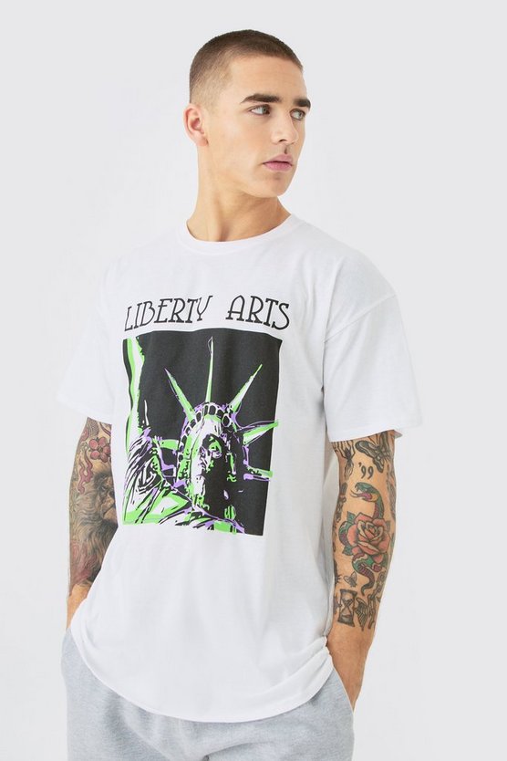 Oversize T-Shirt mit New York City Print