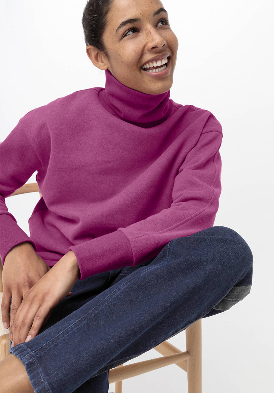 Sweatshirt BetterRecycling aus reiner Bio-Baumwolle