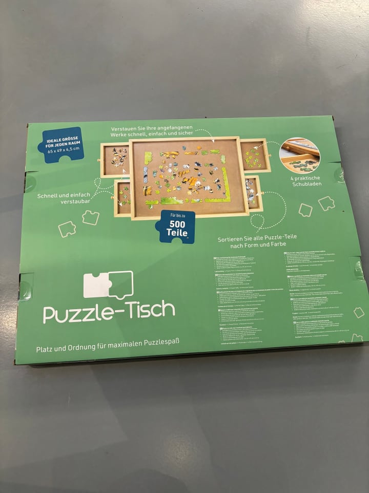 MediaShop Spielzeug Puzzle Tisch in Ohne Farben günstig kaufen onesize