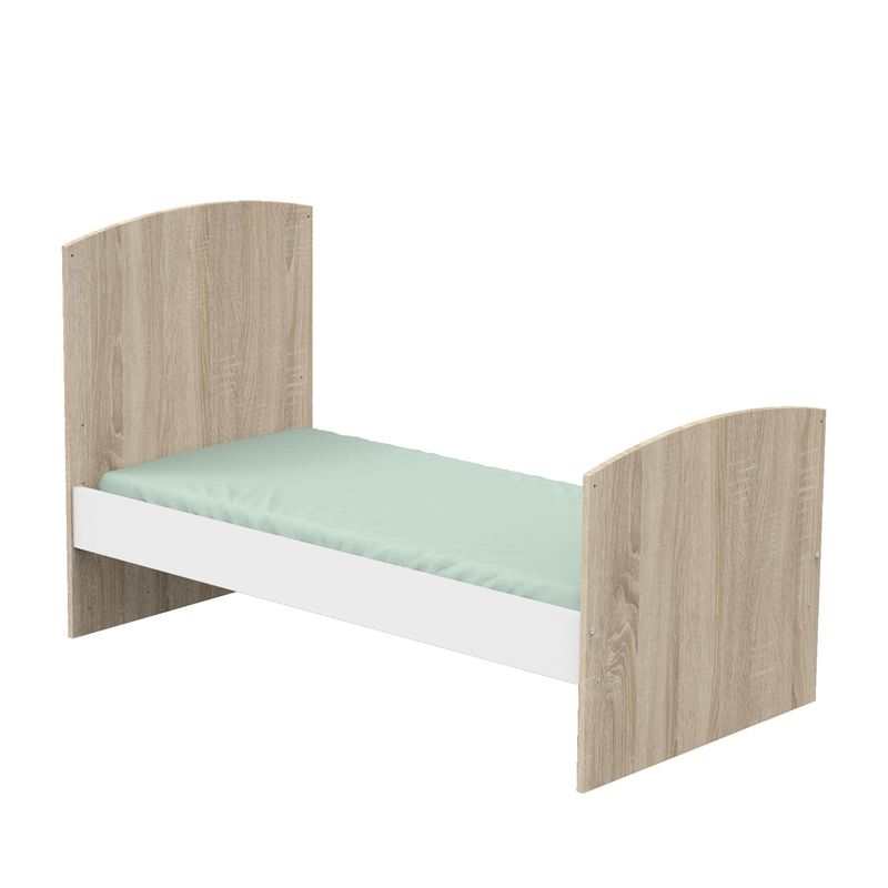 Lit bébé évolutif en lit junior Access bois blanc