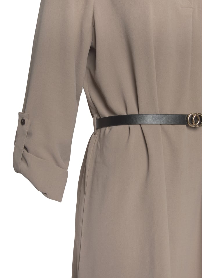 LASCANA Longbluse in taupe günstig kaufen