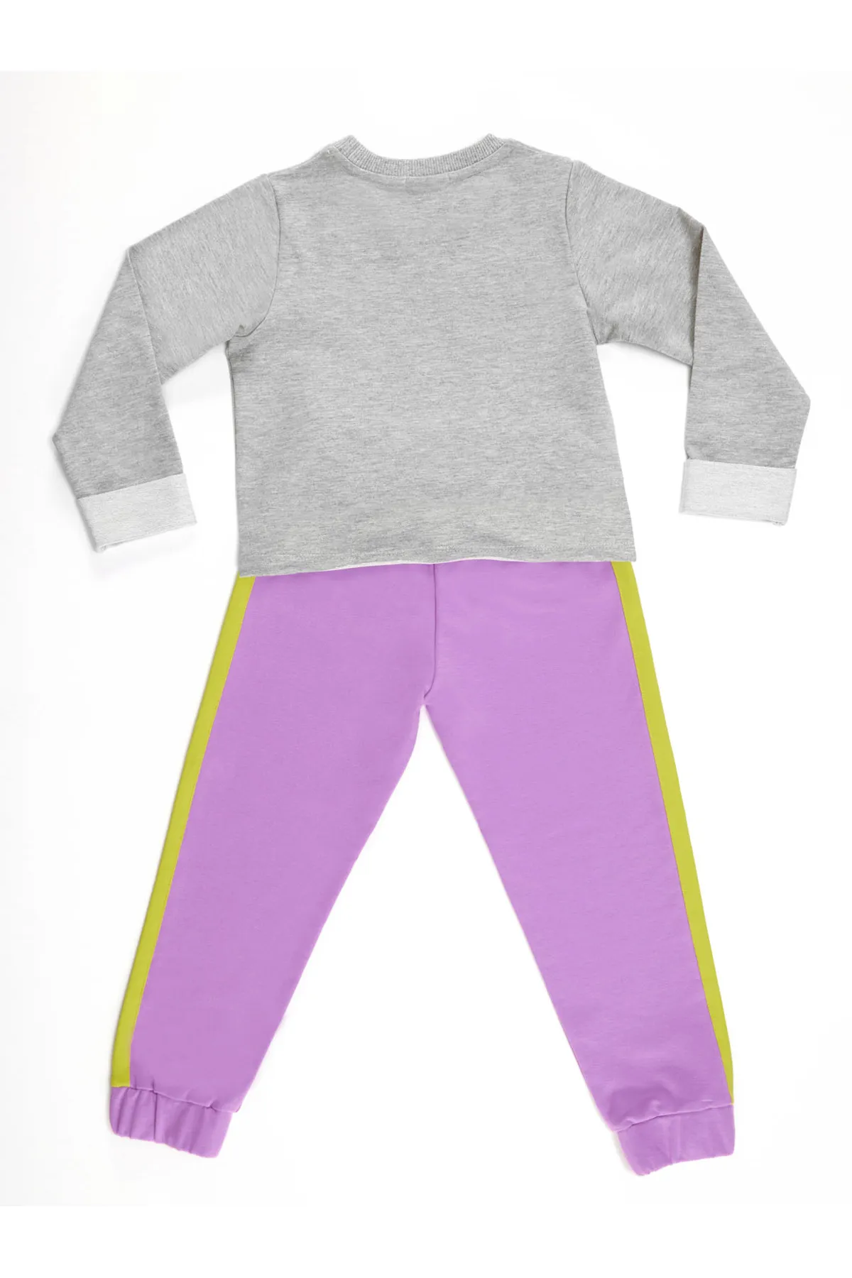 Denokids  Einhorn-Flieder-Trainingsanzug-Set für Mädchen