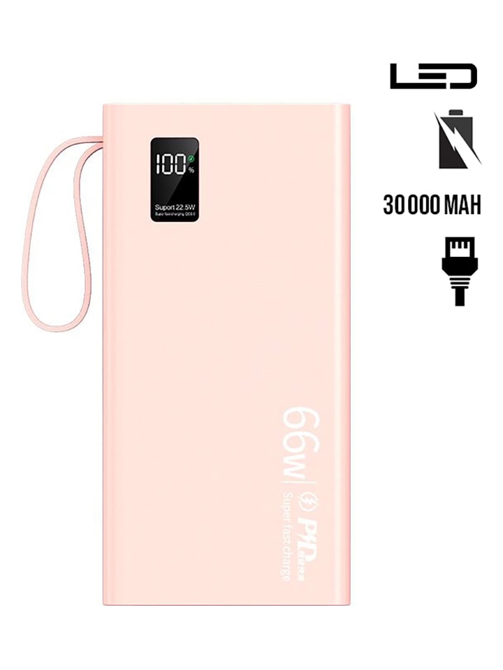 SWEET ACCESS Powerbank 30.000 mAh in Rosa günstig kaufen onesize