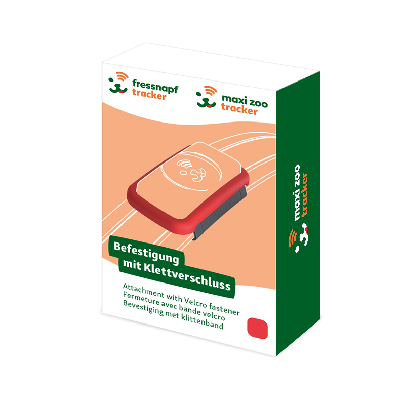 Fressnapf GPS Tracker & Zubehör Fressnapf Befestigungsrahmen für Fressnapf GPS-Tracker rot