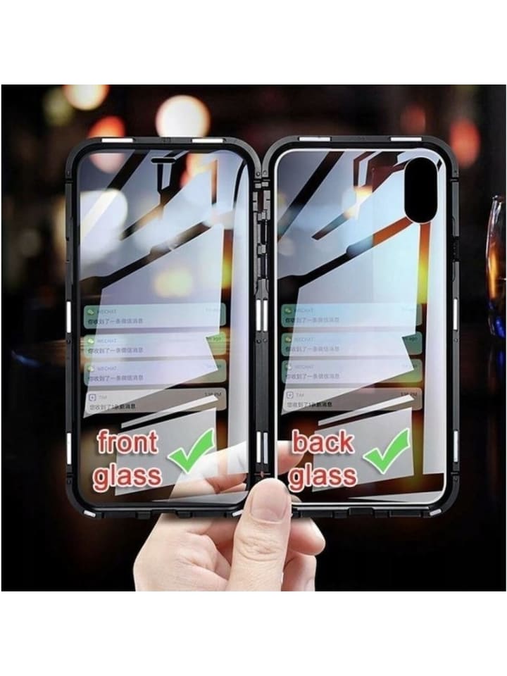 COFI 1453 360 Magnet Slim Metall Case kompatibel mit Samsung Galaxy A15 in Schwarz günstig kaufen onesize