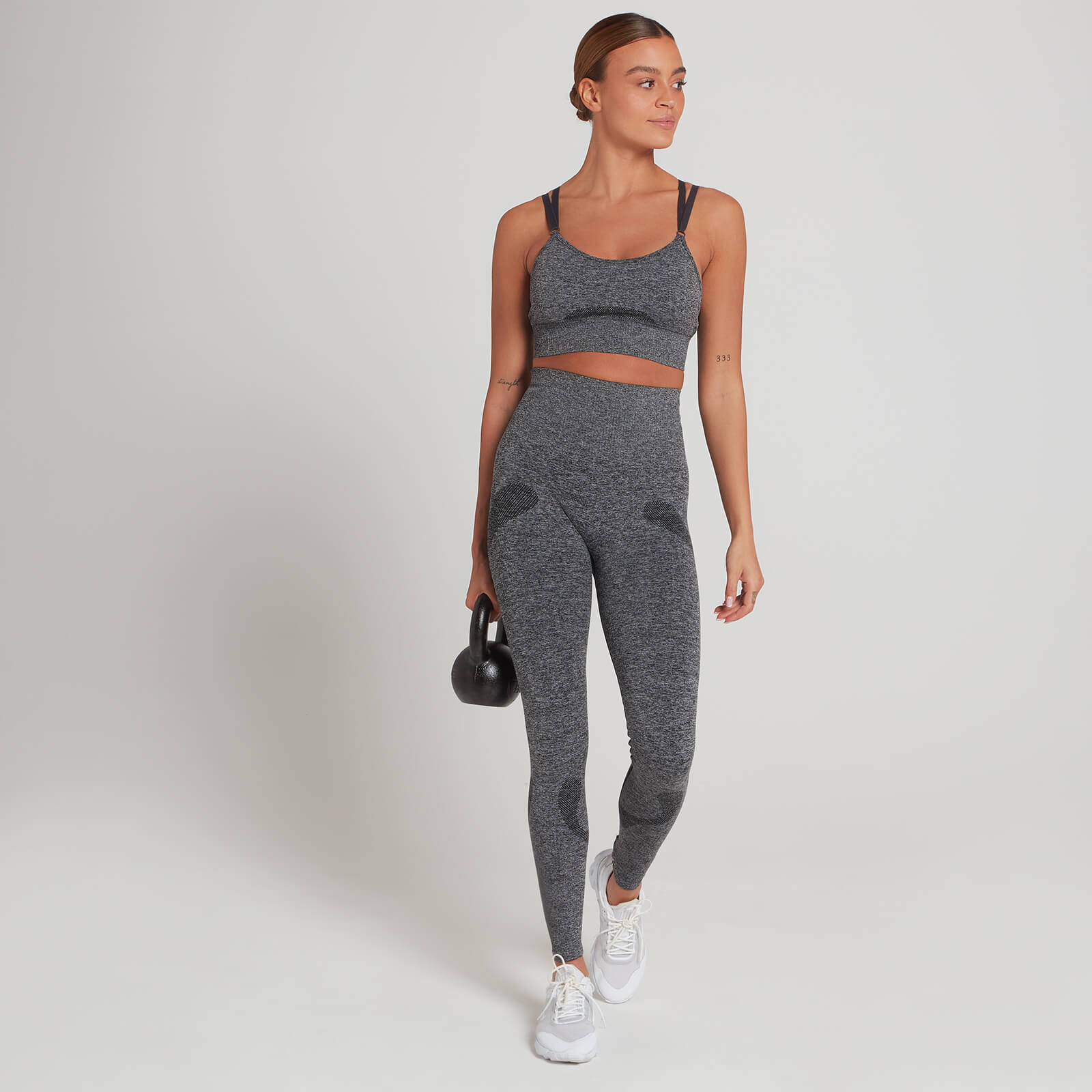 Legging sans coutures MP Dynamic Training pour femmes – Noir délavé