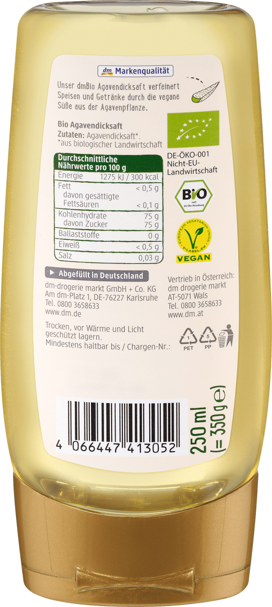Agavendicksaft, 250 ml