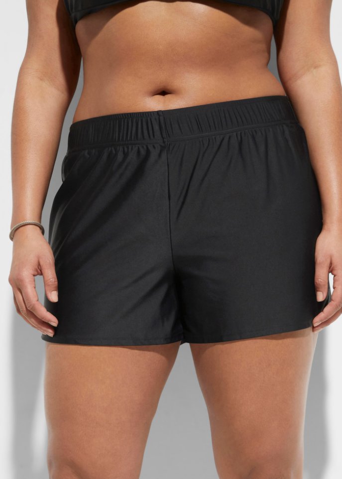 Badeshorts mit Innenslip aus recyceltem Polyamid