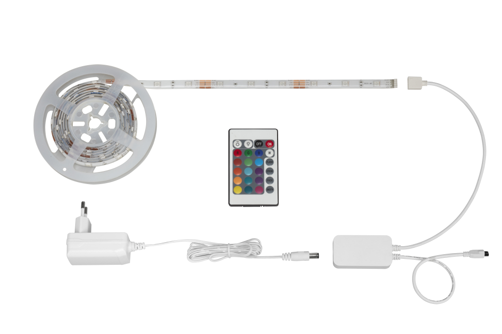 Flexband WiFi RGB-LED, 5m weiß