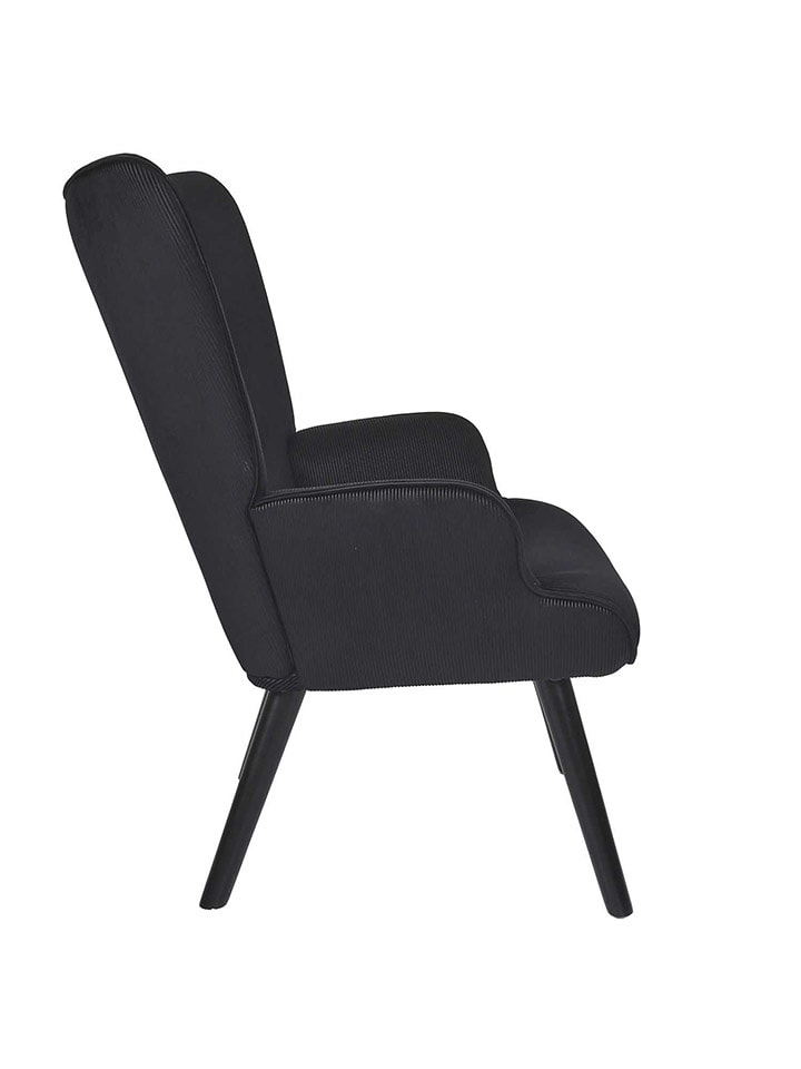 Rétro Chic Sessel ''Giulia''  in Schwarz - (B)68 x (H)96 x (T)75 cm günstig kaufen onesize