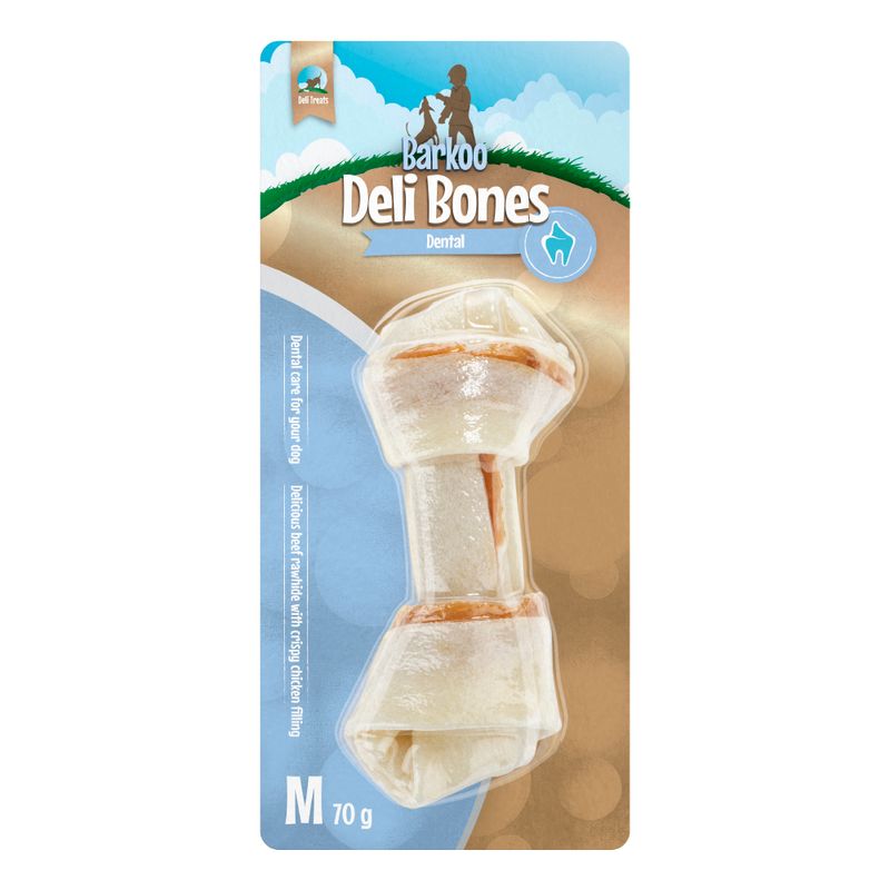 Barkoo Deli Bones Dental geknotet