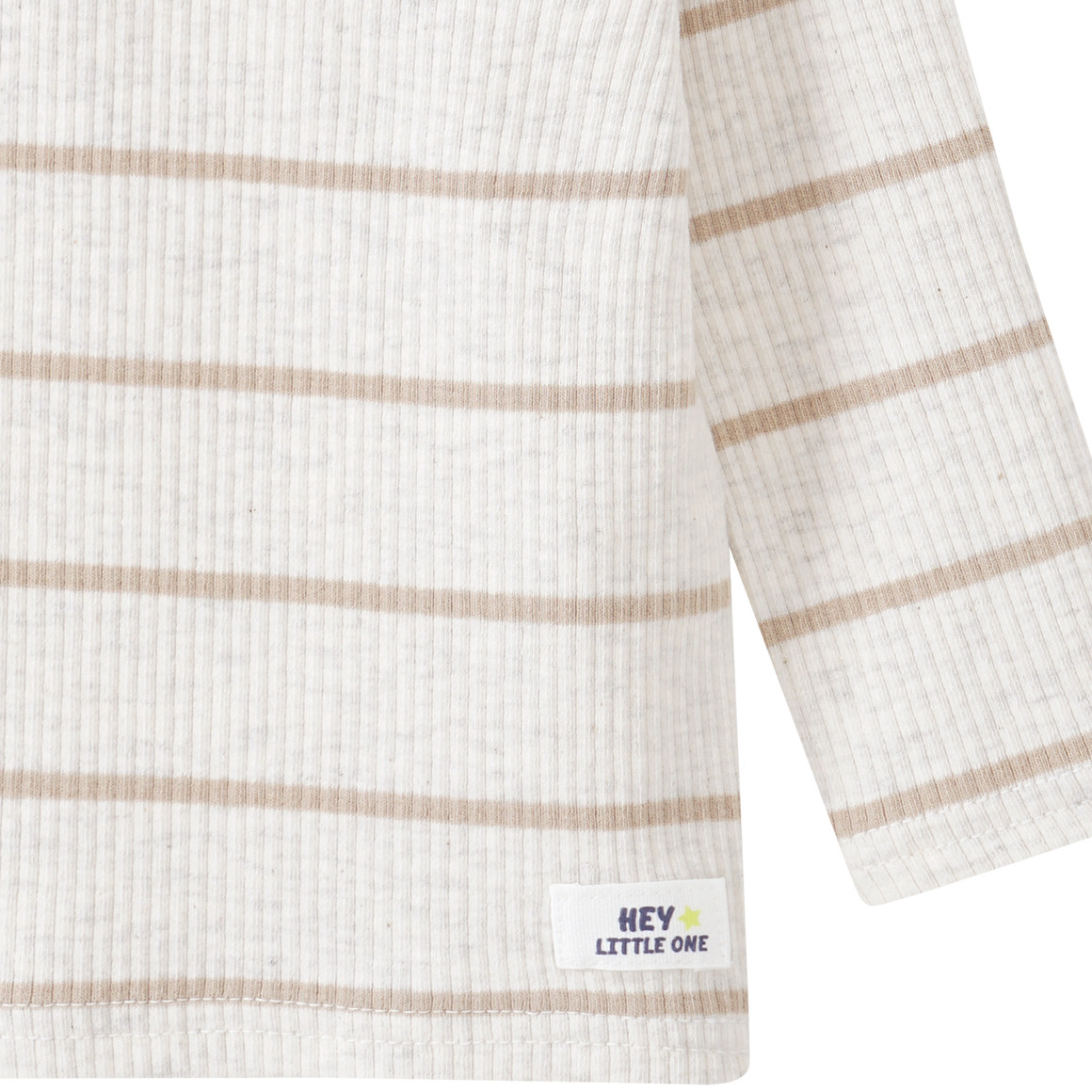 Baby Langarmshirt mit Rippstruktur