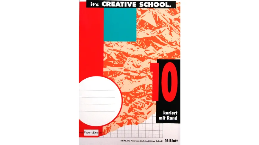 PAPERZONE Heft A5 Lineatur 10 16 Blatt