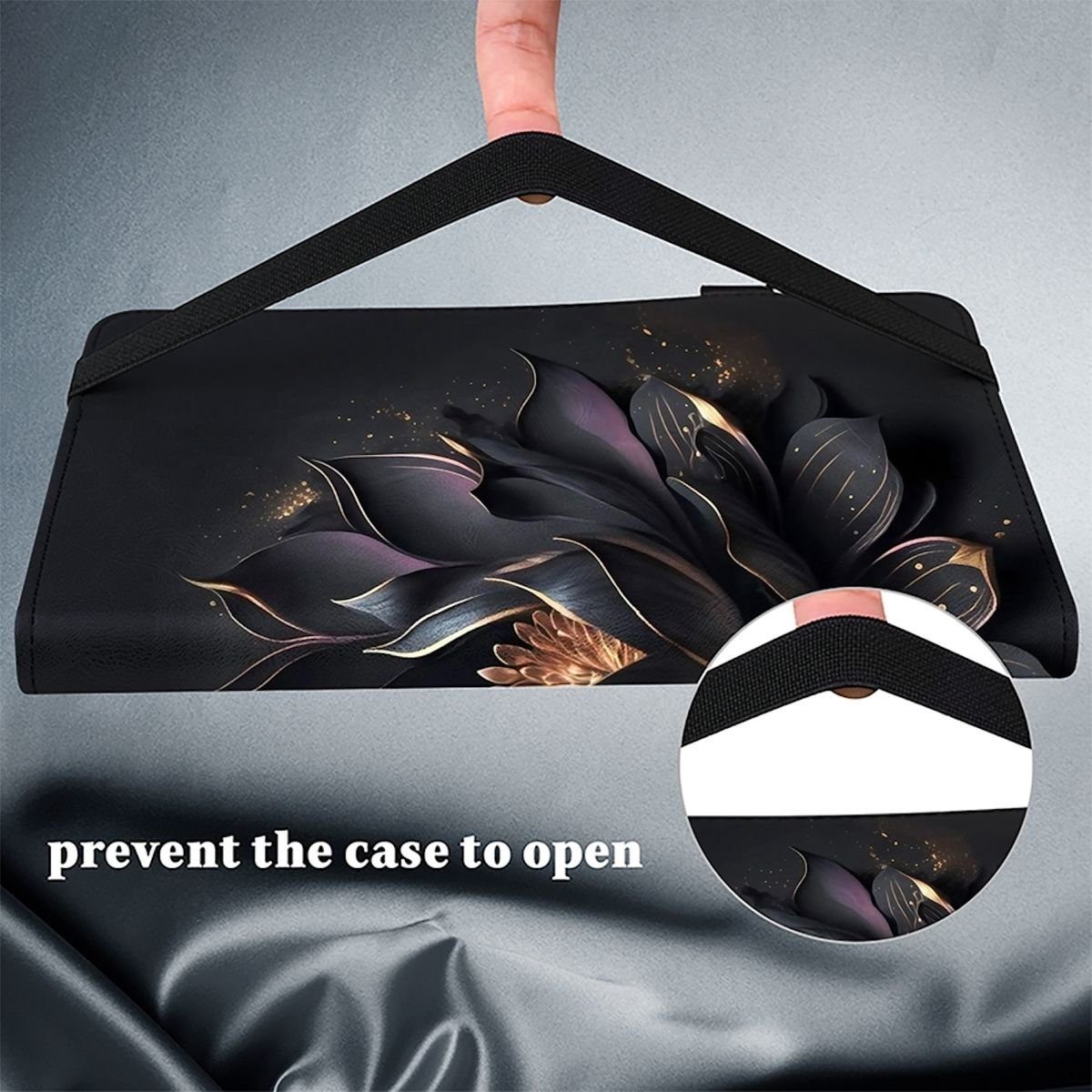 Wigento Tablet-Hülle Für Samsung Galaxy Tab S9 S8 S7 Plus u. FE Kunstleder Tablet Tasche M6