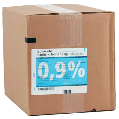 ISOTONISCHE NaCl 0,9% DELTAMEDICA Inf.-Lsg.Plastik  10X500 ml  Infusionslösung