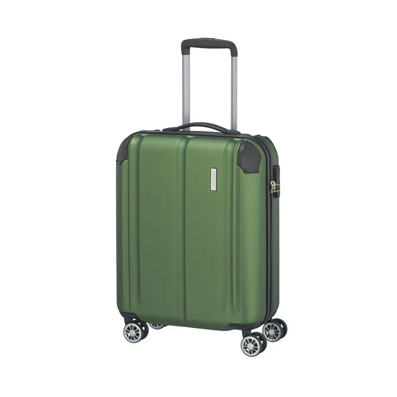 Travelite City Handgepäcktrolley mit 4 Rollen S 55cm 40 Liter - Grün