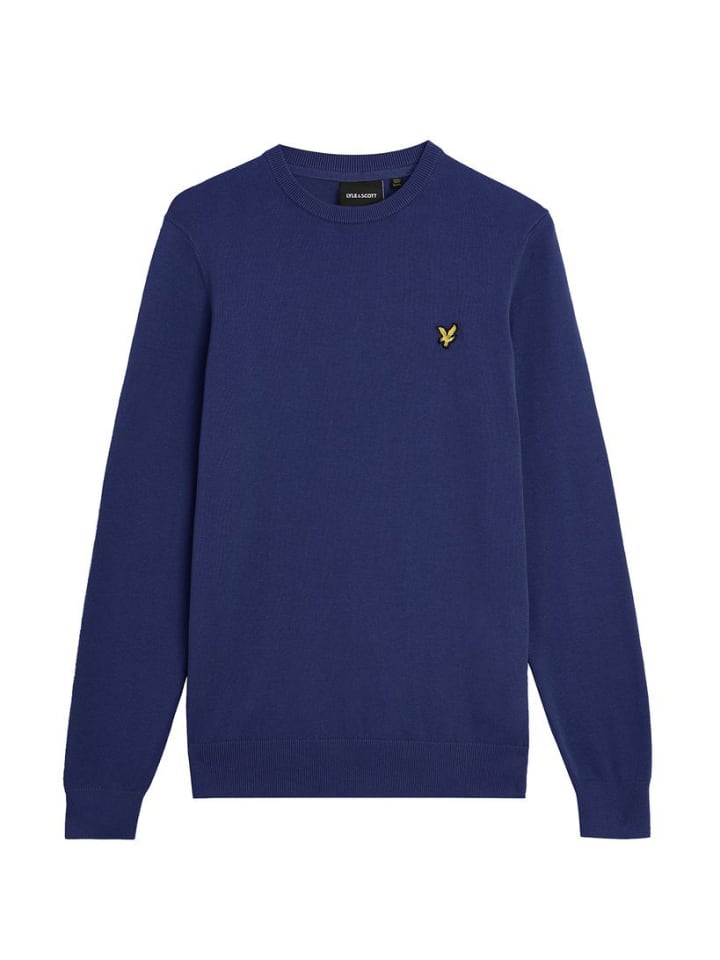 Lyle & Scott Strickpullover in Tiefes Indigo günstig kaufen