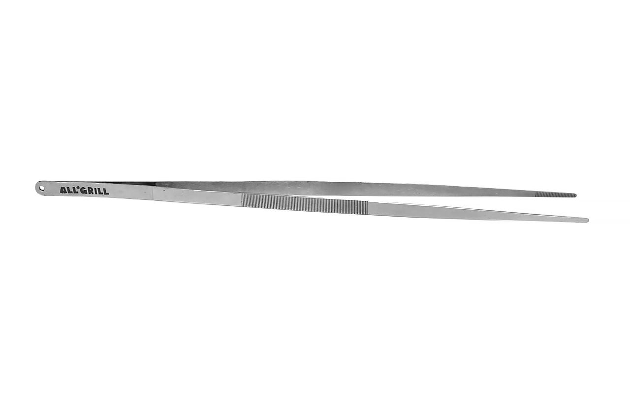 Allgrill Grillpinzette aus Edelstahl 45 cm starkes stabiles Material