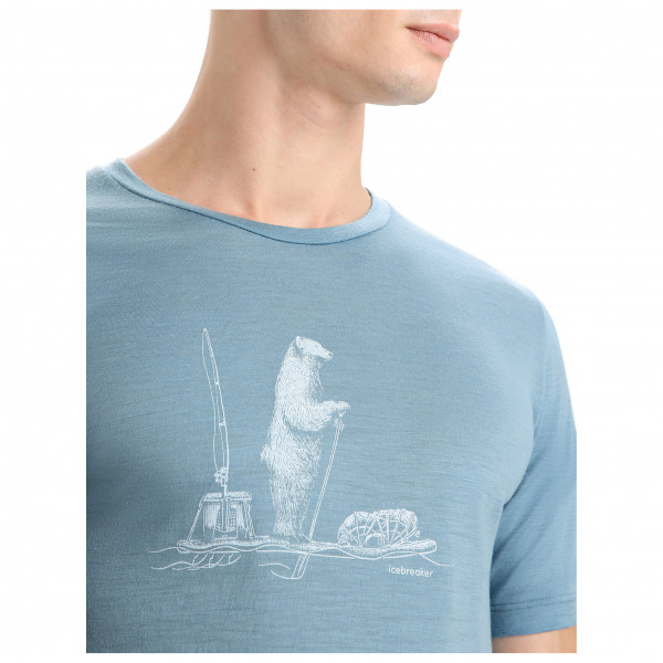 Icebreaker - Tech Lite II S/S Tee Polar Paddle - Merinoshirt