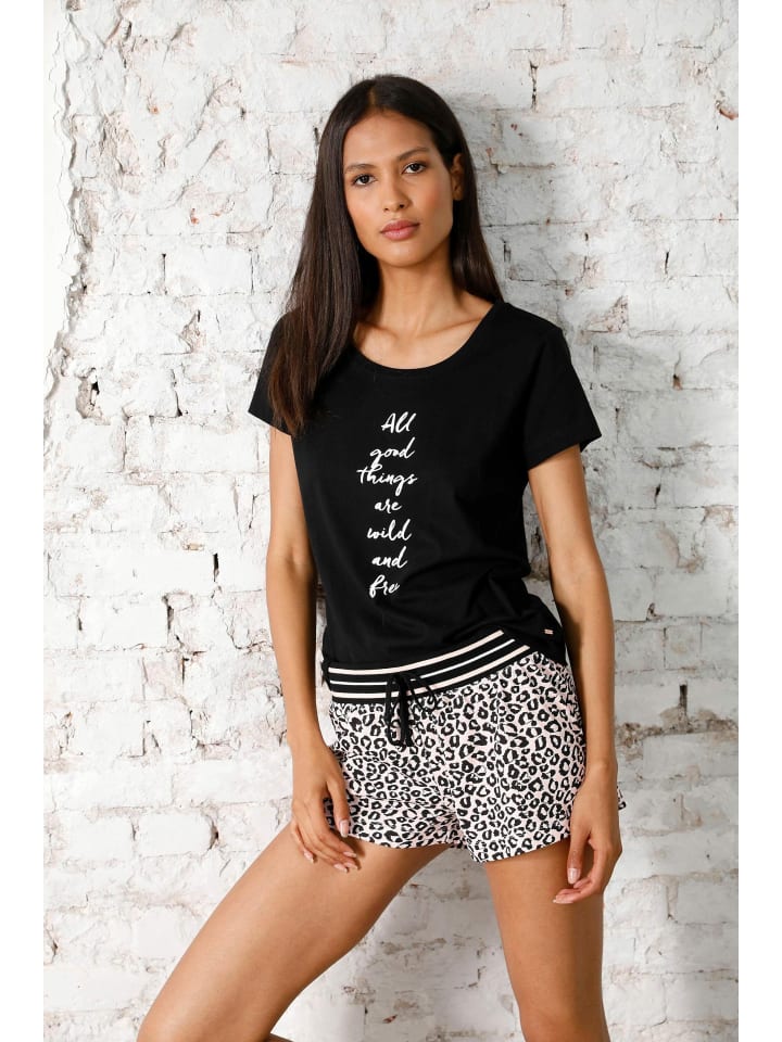 s.Oliver Shorty in hellrosa-schwarz günstig kaufen
