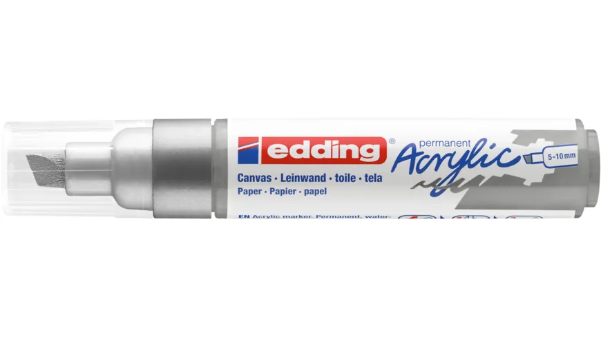 edding Acrylmarker 5000 breit silber silber