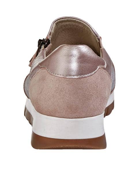 Slipper mit seitlichem Reißverschluss