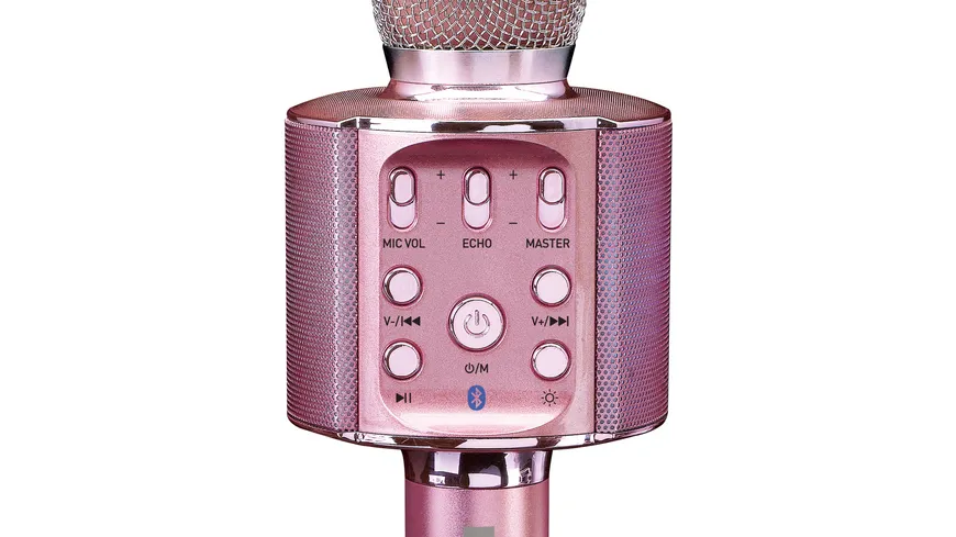 Lenco Karaoke-Mikrofon BMC-090PK - pink