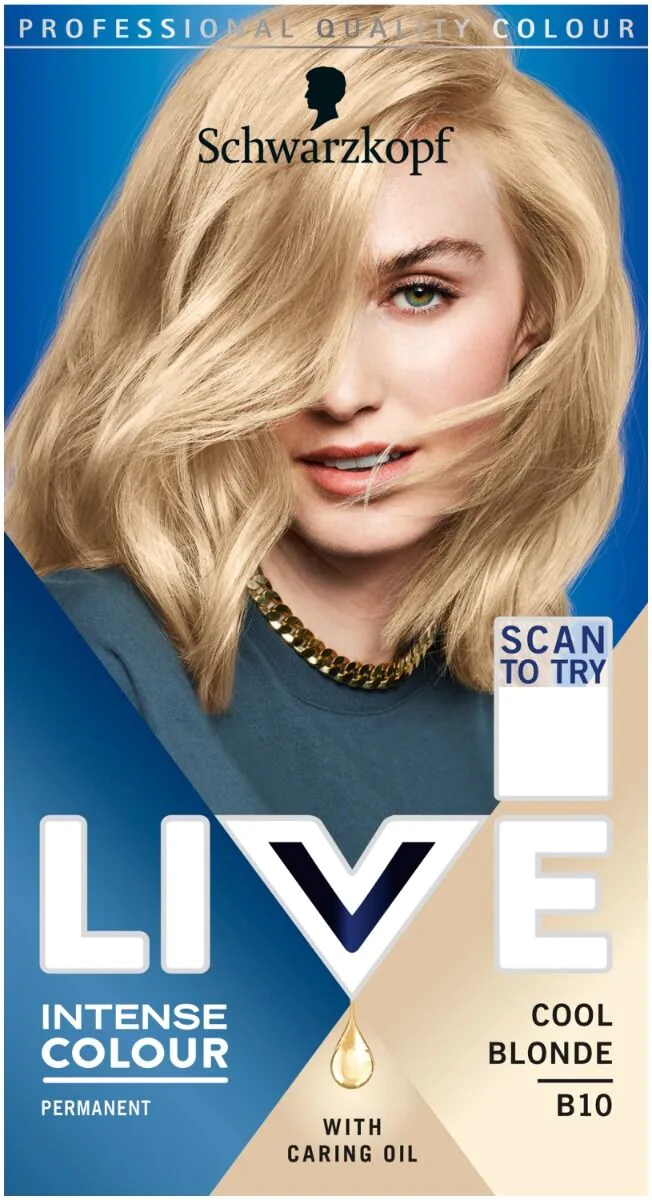 Schwarzkopf Live Cool Blonde plaukų dažai