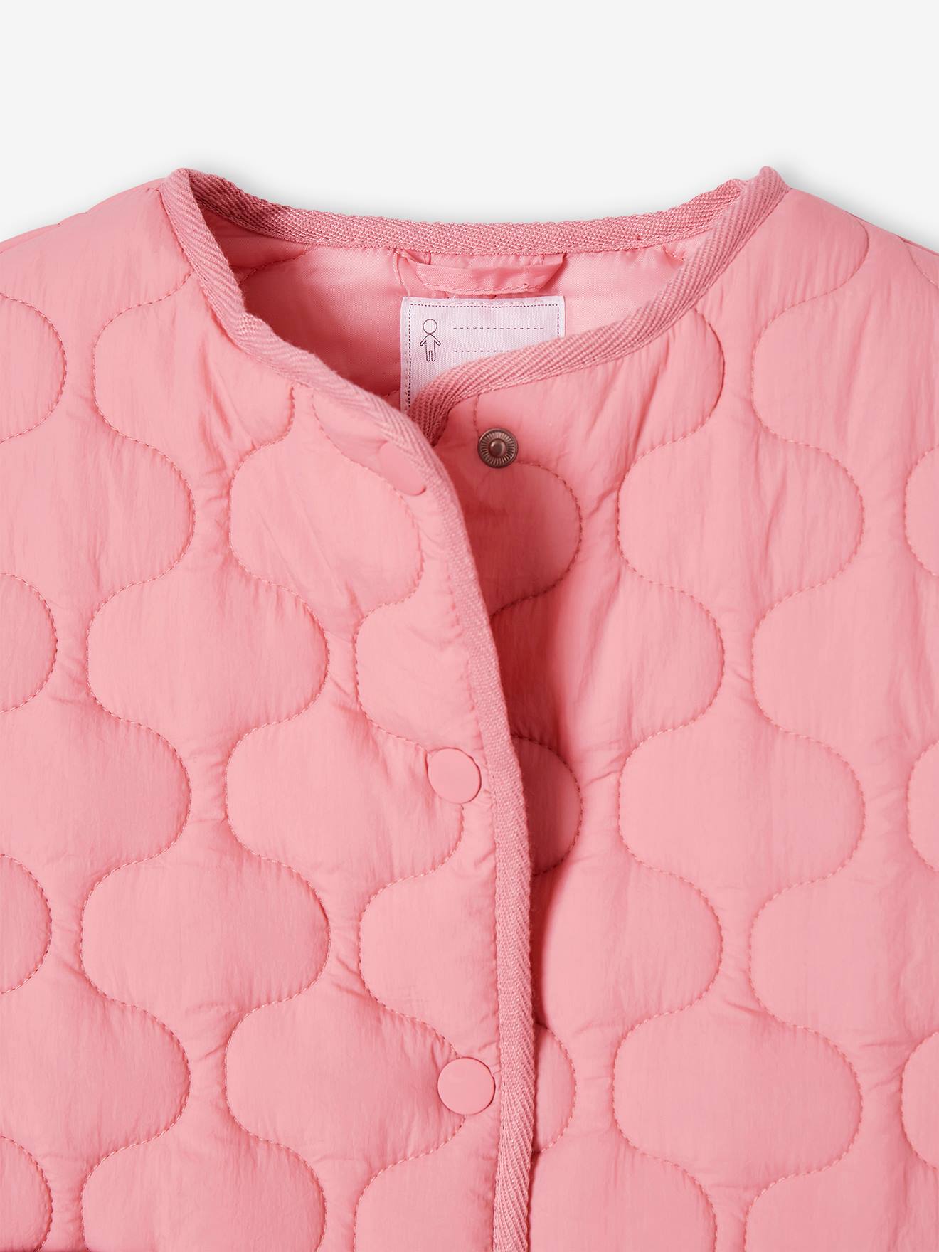 Vertbaudet Mädchen Steppjacke mit Recyclingmaterial - pfirsich