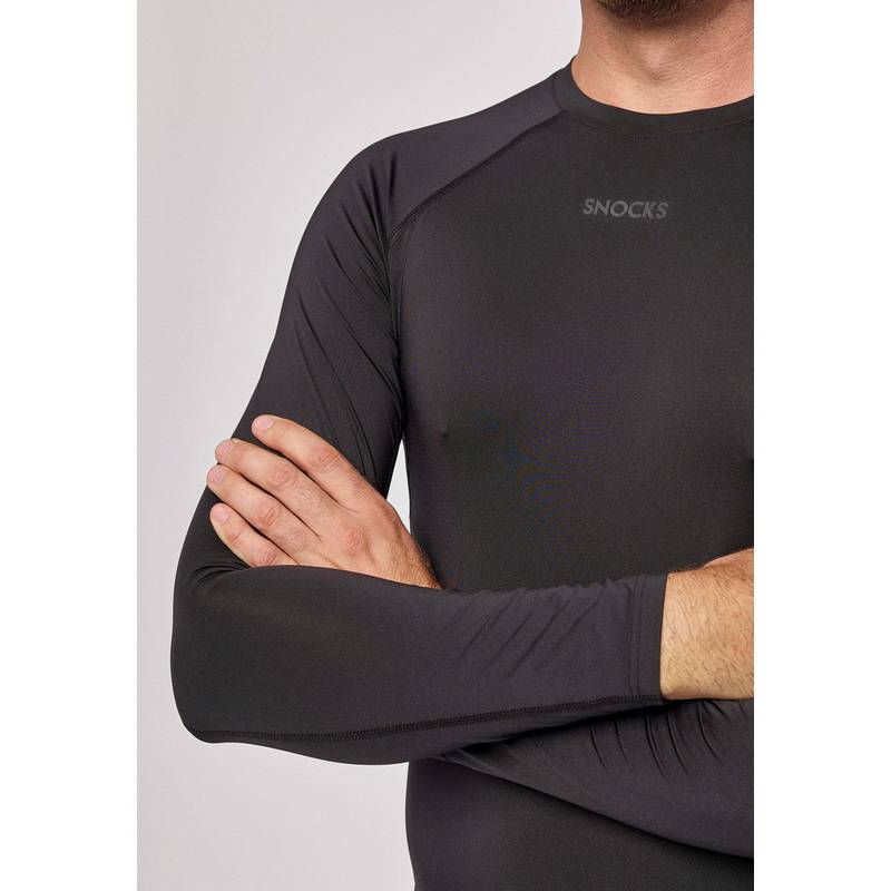 Snocks Funktionsshirt langarm Herren Funktionsshirt Herren