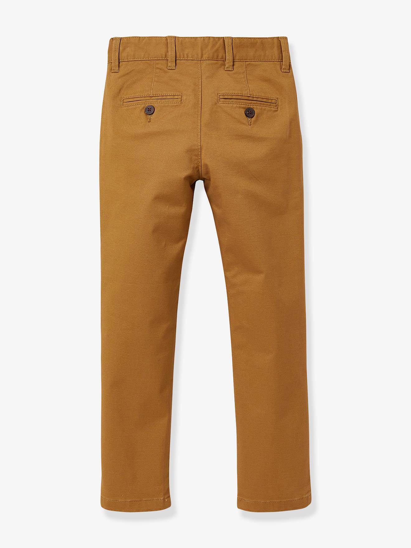 Pantalon chino garçon CYRILLUS camel