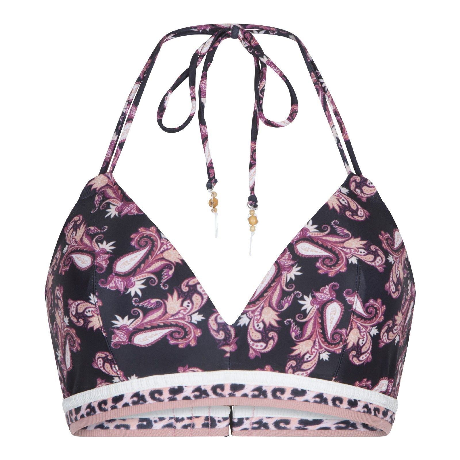 LingaDore 7107TB Paisley Print vorgeformtes Triangel-Bikini Oberteil
