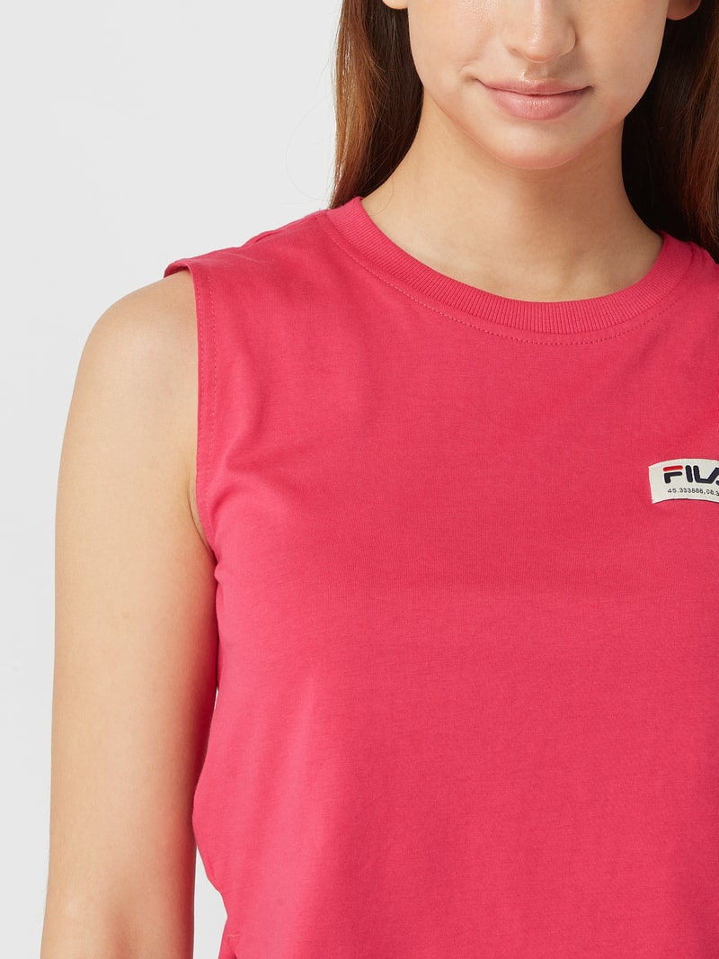 Boxy Fit Top aus Baumwolle Modell 'Taggia' in pink