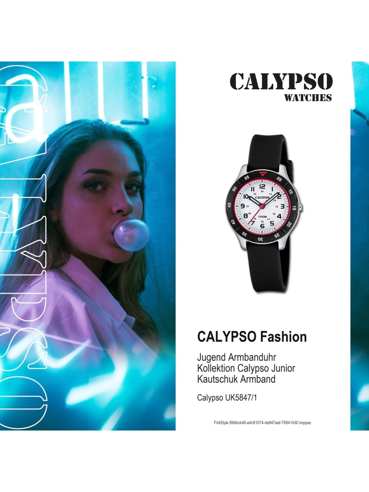 Calypso Analog-Armbanduhr Calypso Junior schwarz günstig kaufen onesize
