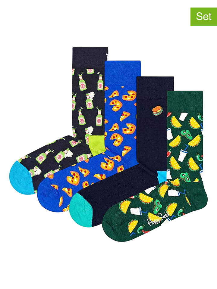 Happy Socks 4er-Set: Socken 