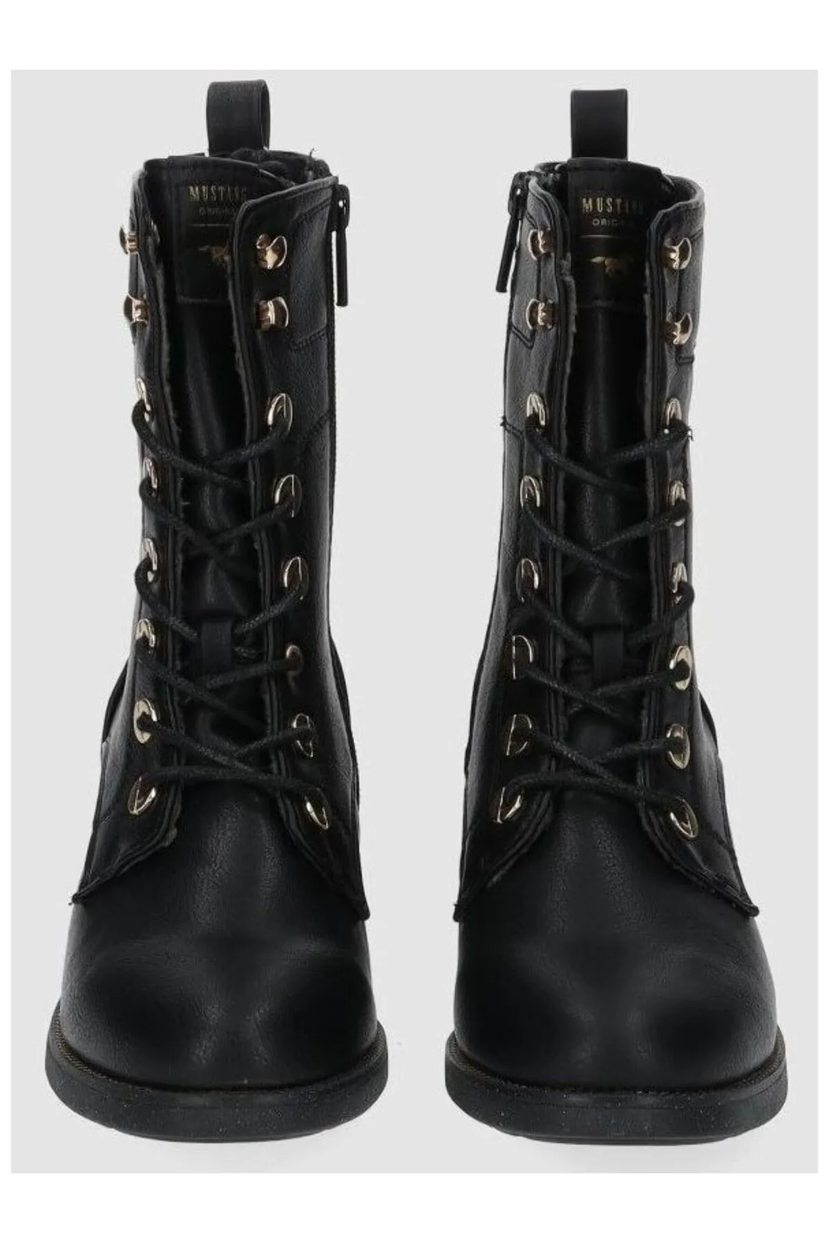 Mustang  Stiefelette - Schwarz - Blockabsatz