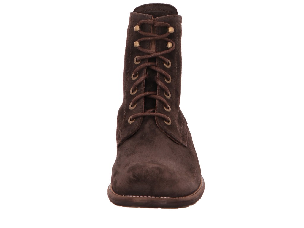 FLORIS VAN BOMMEL Schnür-Stiefeletten braun Floris Casual DarkBrown Washed