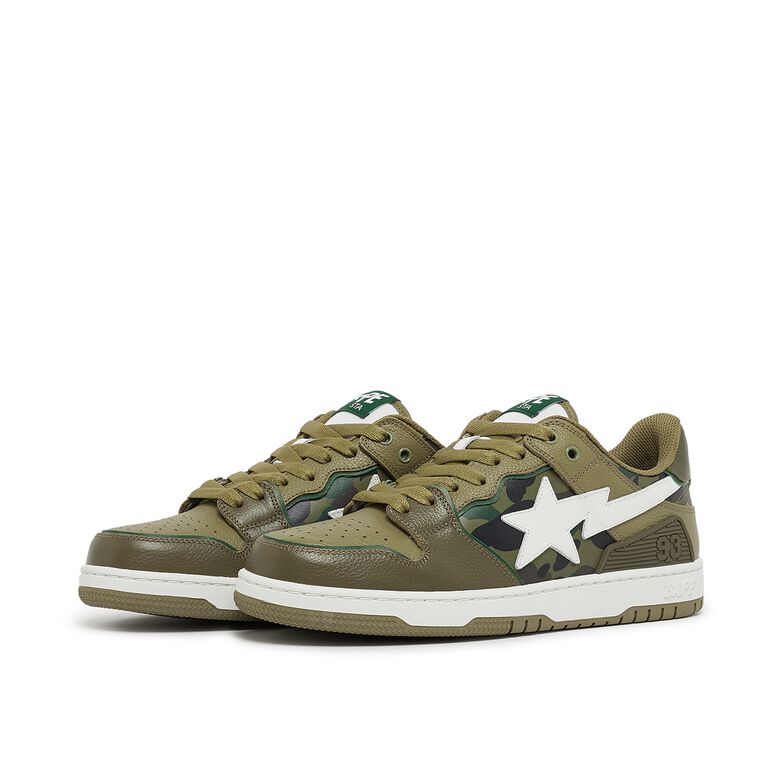 A Bathing Ape Wmns SK8 Sta #4 L olive drab