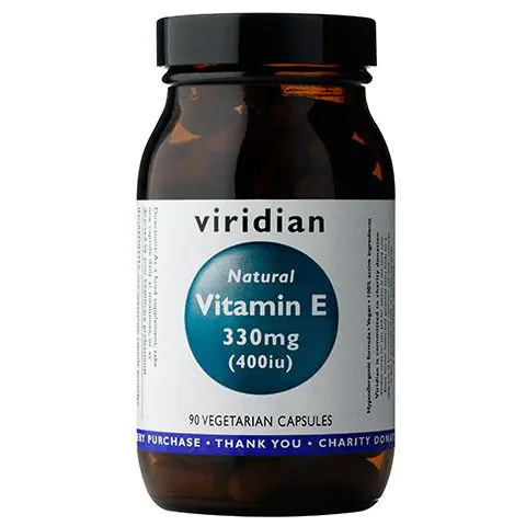 Viridian Φυσική Βιταμίνη E 330 mg (400 IU), Κάψουλες