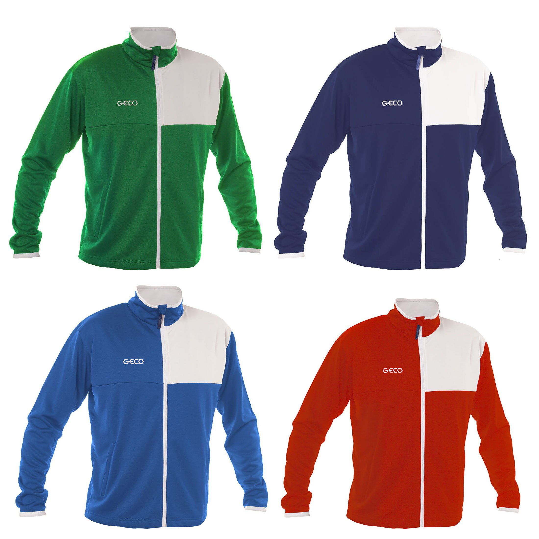 Trainingsjacke Geco Trainingsjacke Kusi Sportjacke Fußball zweifarbig