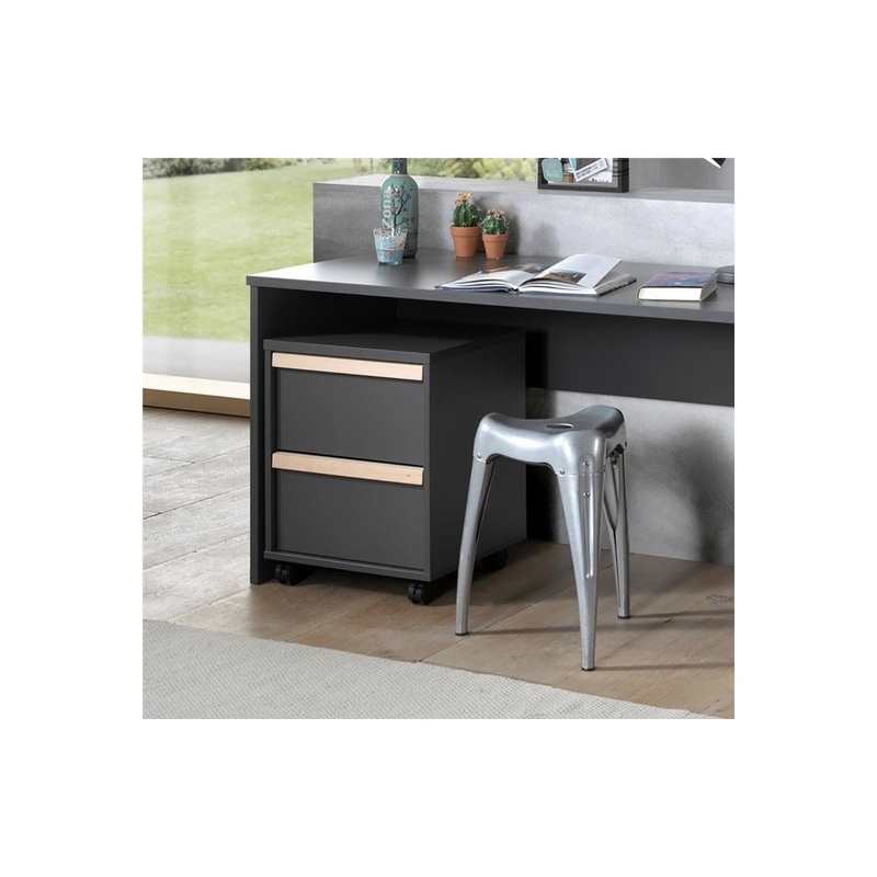 Caisson de bureau London anthracite