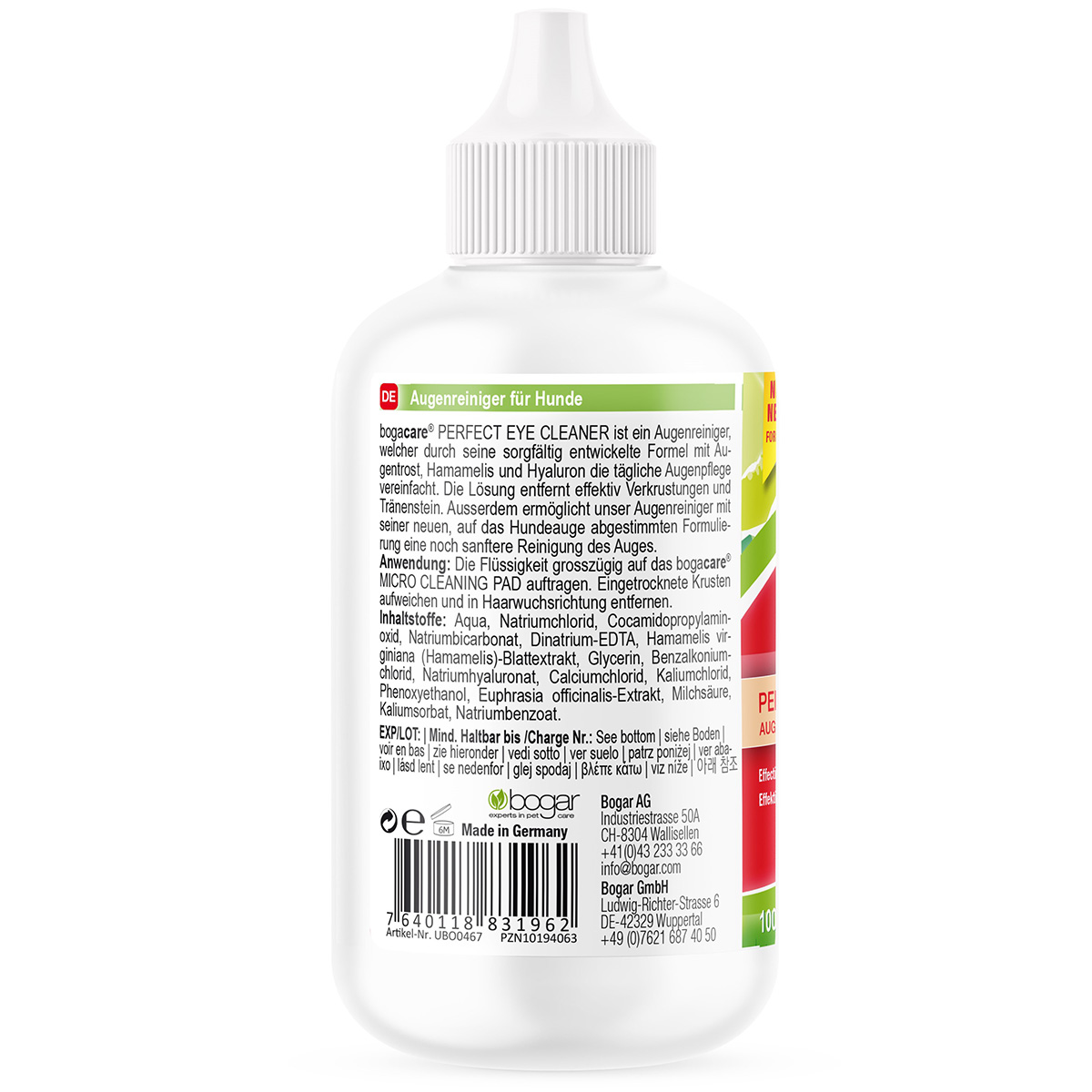 bogacare Perfect Eye Cleaner Hund 100 ml kaufen bei ZooRoyal